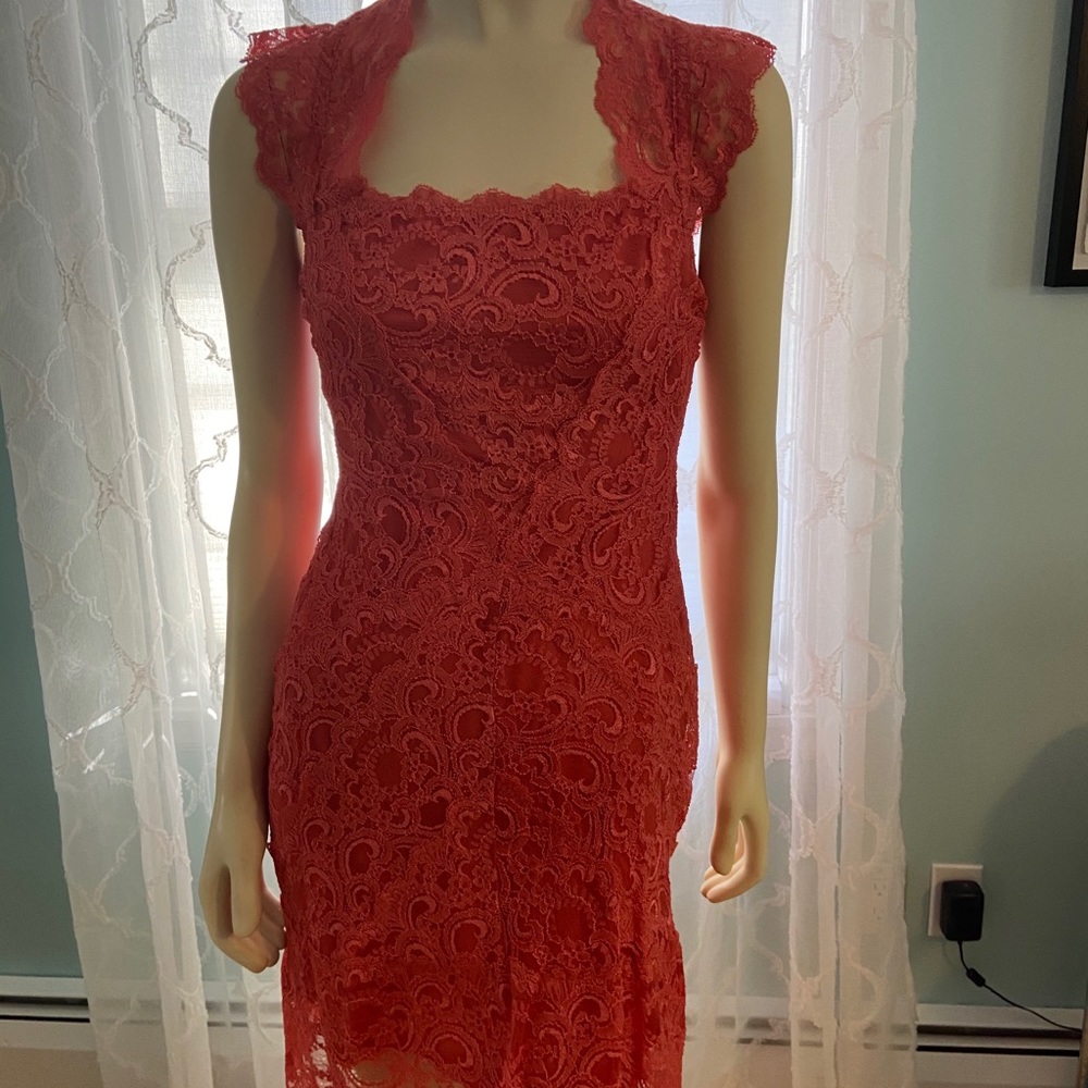 Red laced Dress